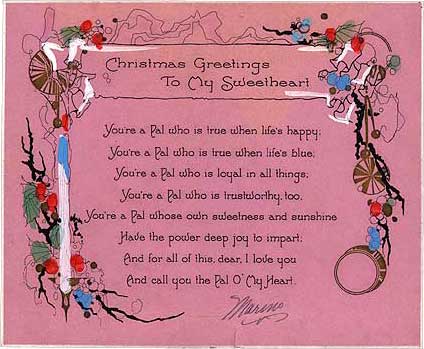 Christmas Card, 1927