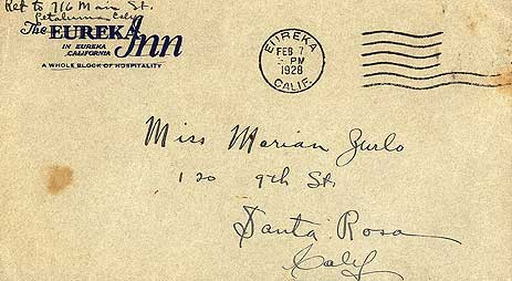 February 7, 1928 Envelope