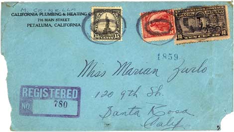 August 14, 1929 Envelope