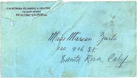 November 19, 1929 Envelope