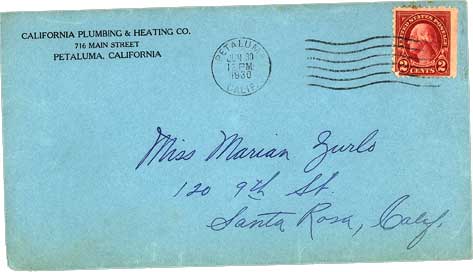 June 30, 1930 Envelope