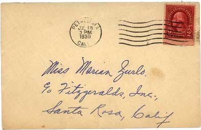 July 18, 1930 Envelope