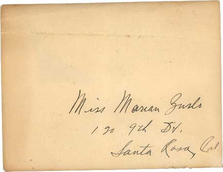 January 11, 1932 Envelope