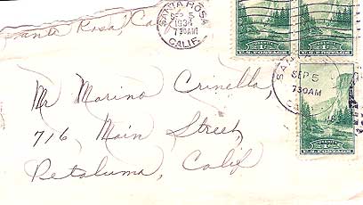 September 5,1934 Envelope