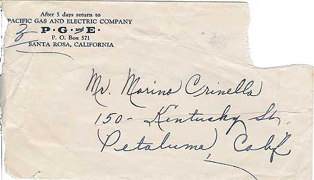 December 24,1934 Envelope